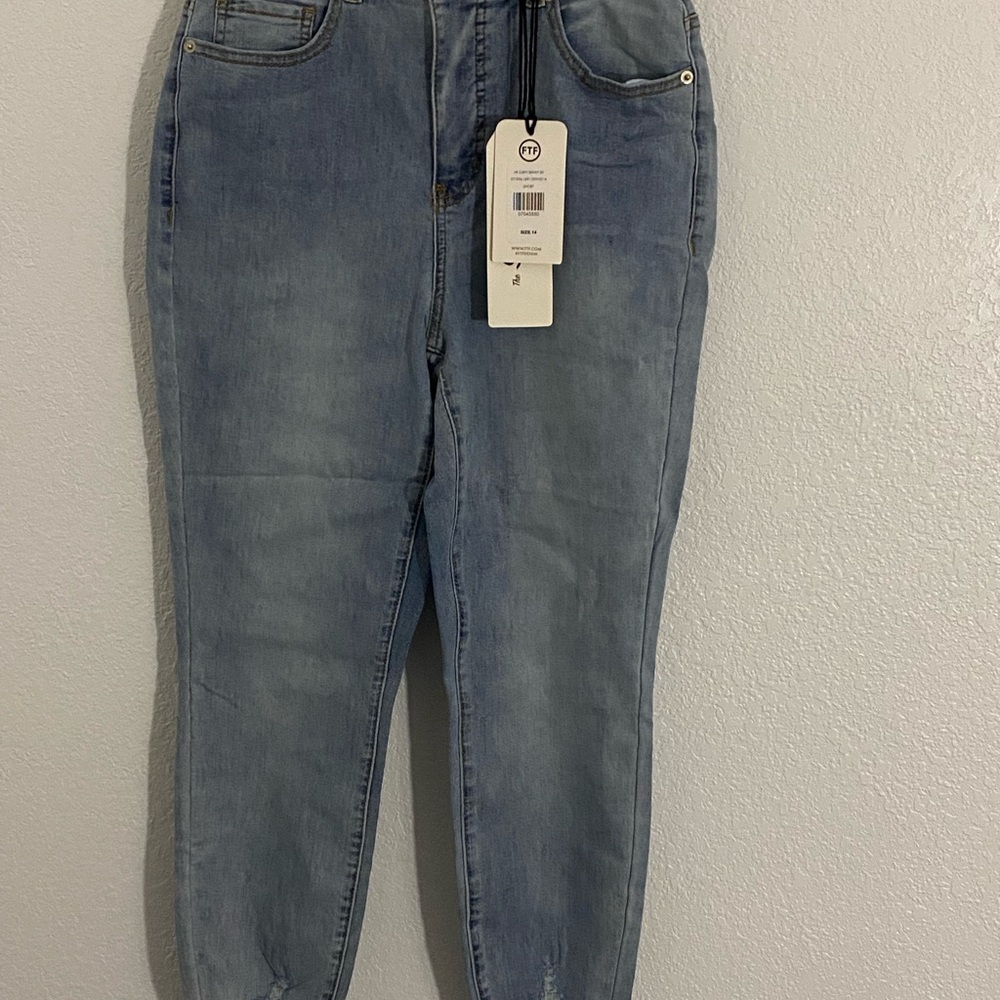 Fashion to Figure Light Blue Ankle Jeans
